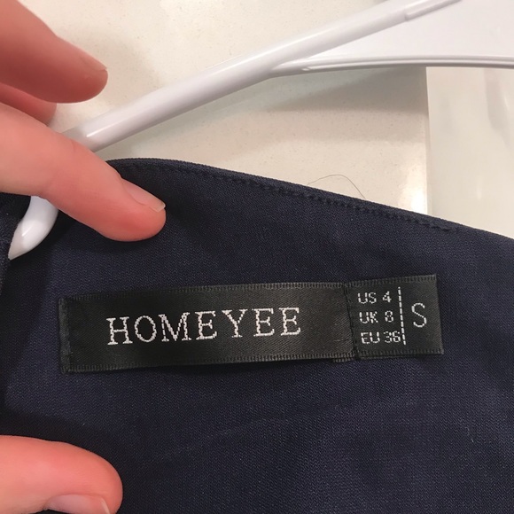 navy blue formal dress - Picture 4 of 4